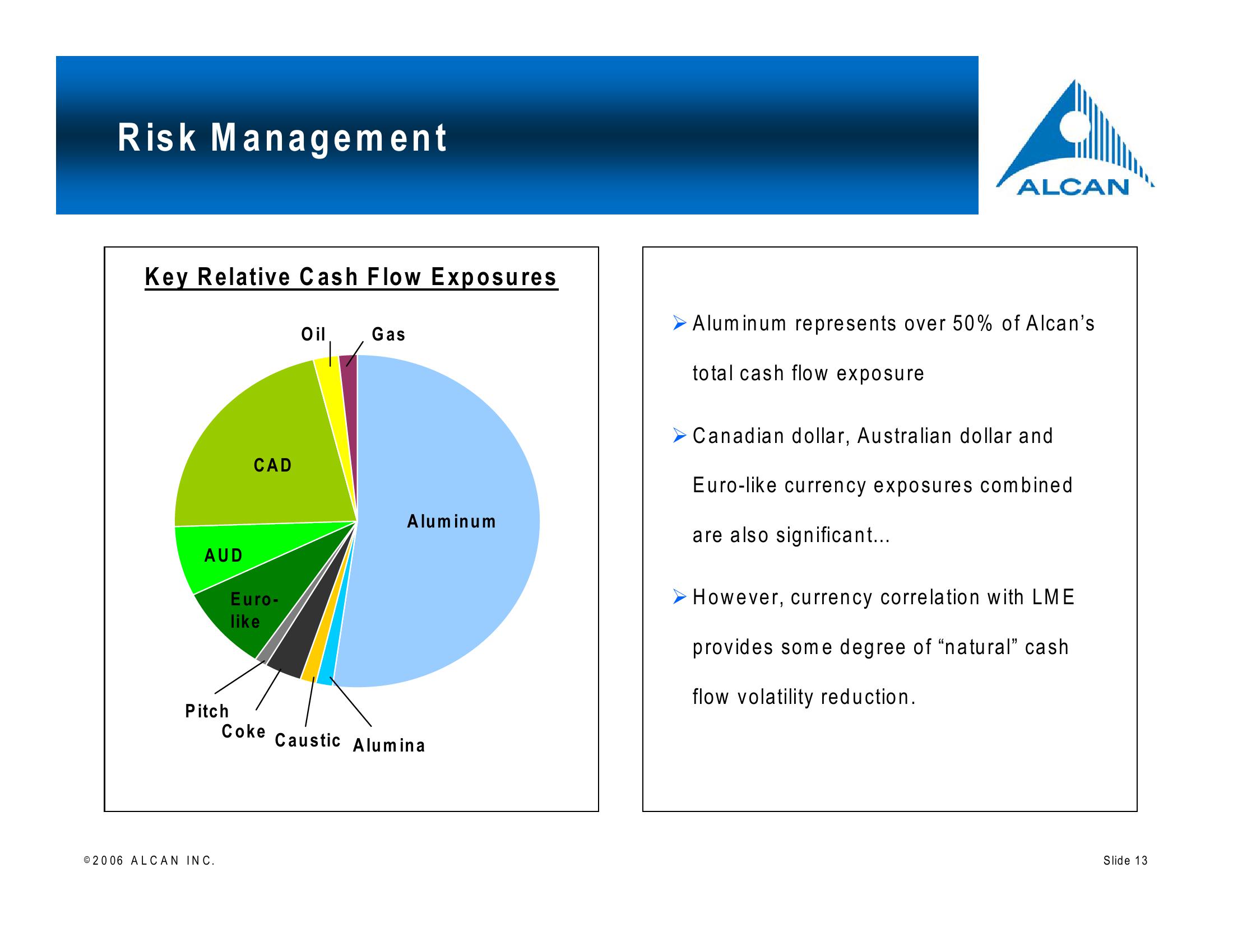 Alcan Investor Workshop slide image #13