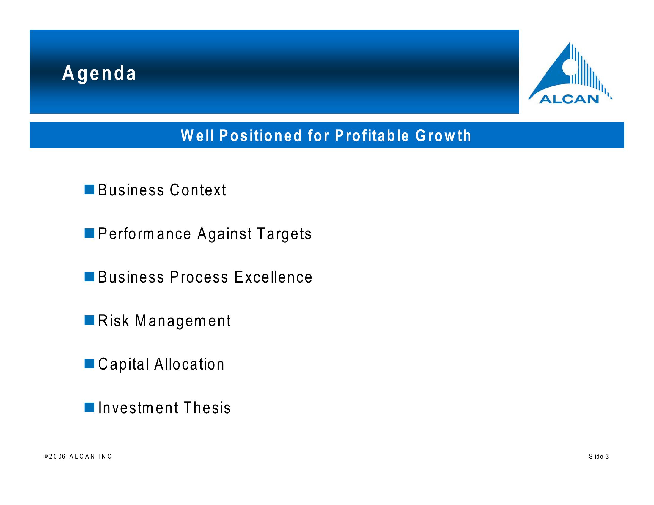 Alcan Investor Workshop slide image #3