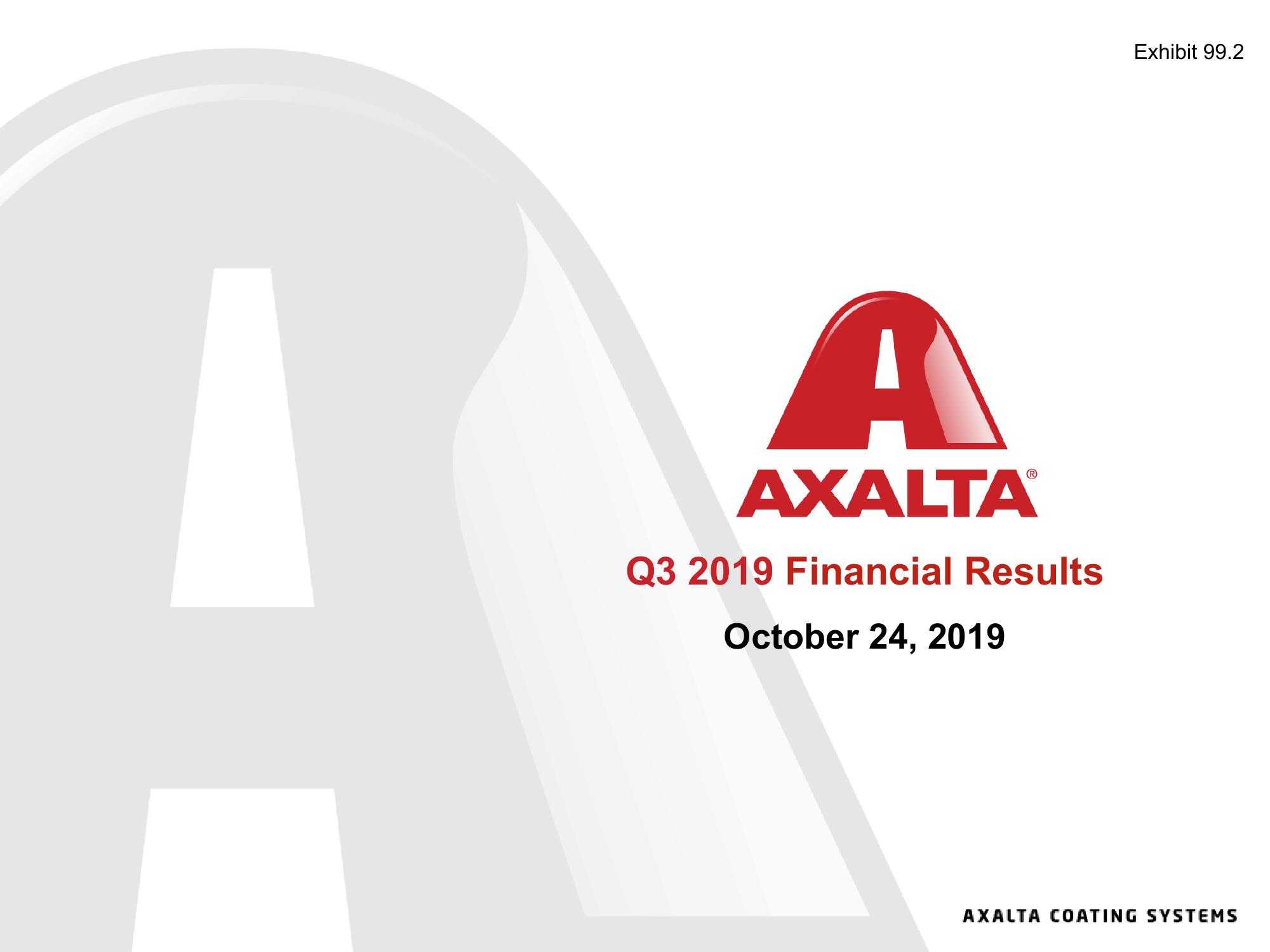 Q3 2019 Financial Results image