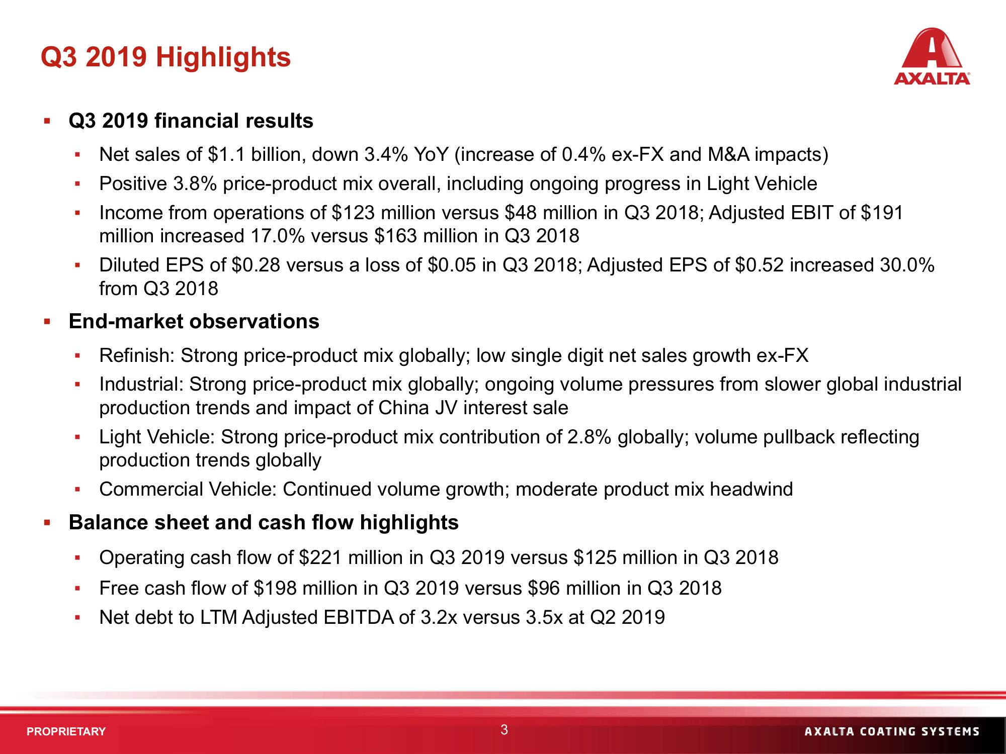 Q3 2019 Financial Results slide image #3