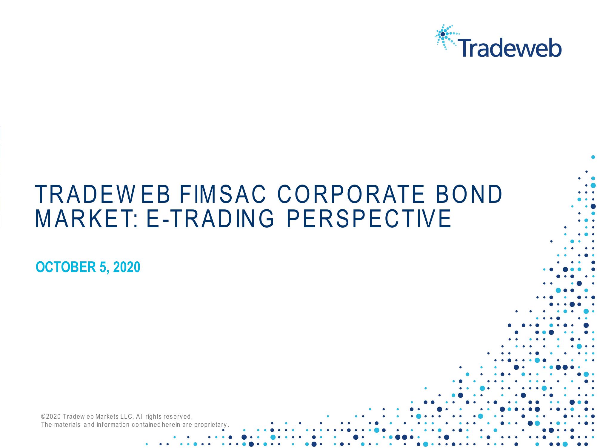 Tradeweb Fimsac Corporate Bond Market: E-Trading Perspective image