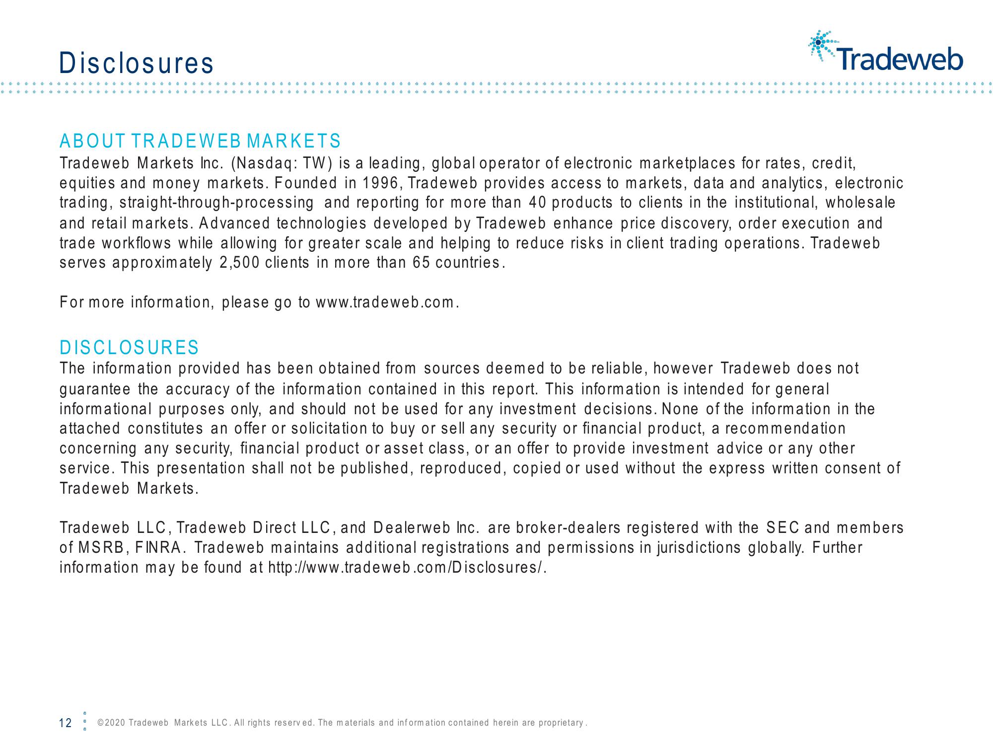 Tradeweb Fimsac Corporate Bond Market: E-Trading Perspective slide image #12