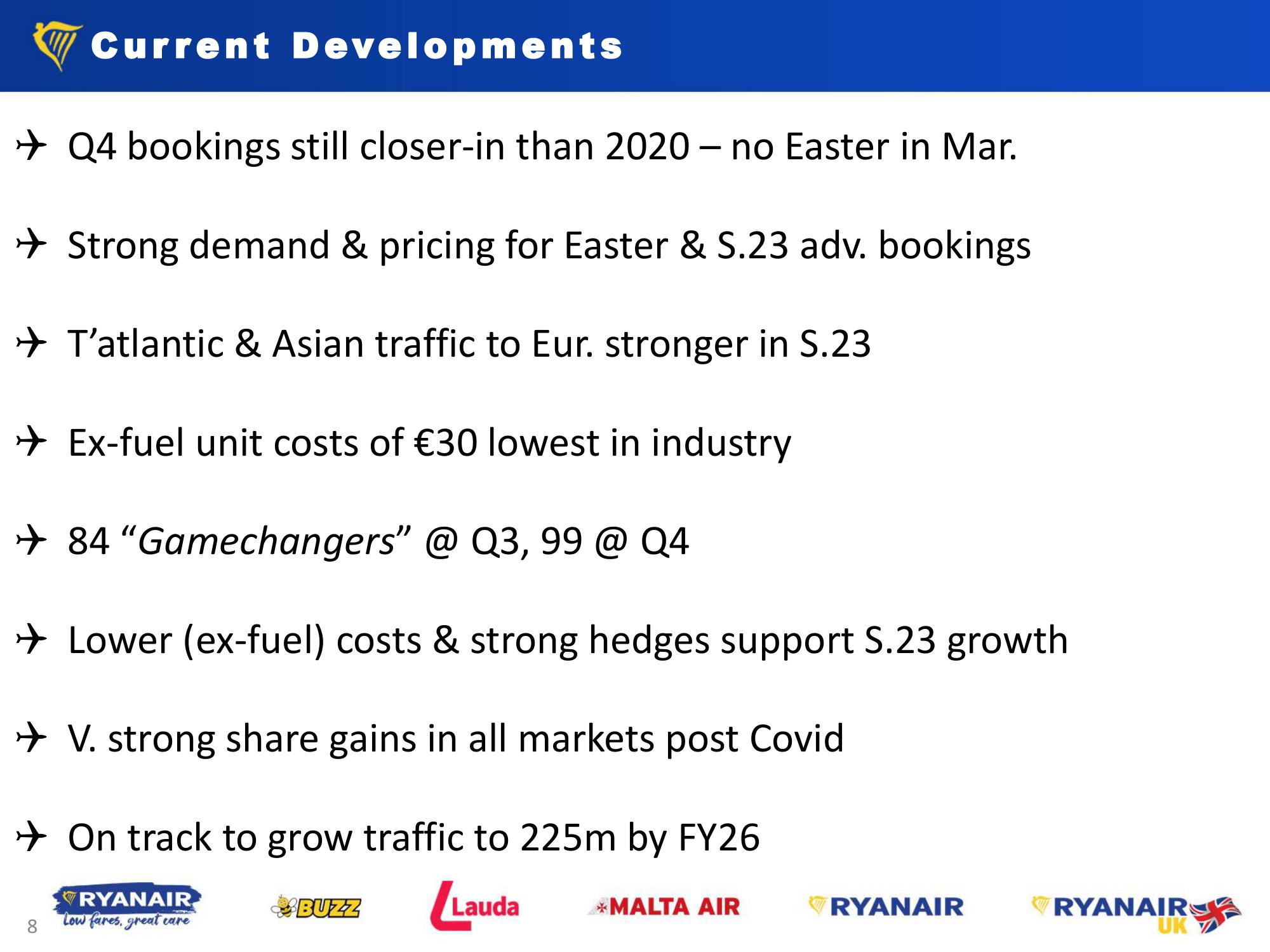 Ryanair Q3 Results - Jan 2023 slide image #8