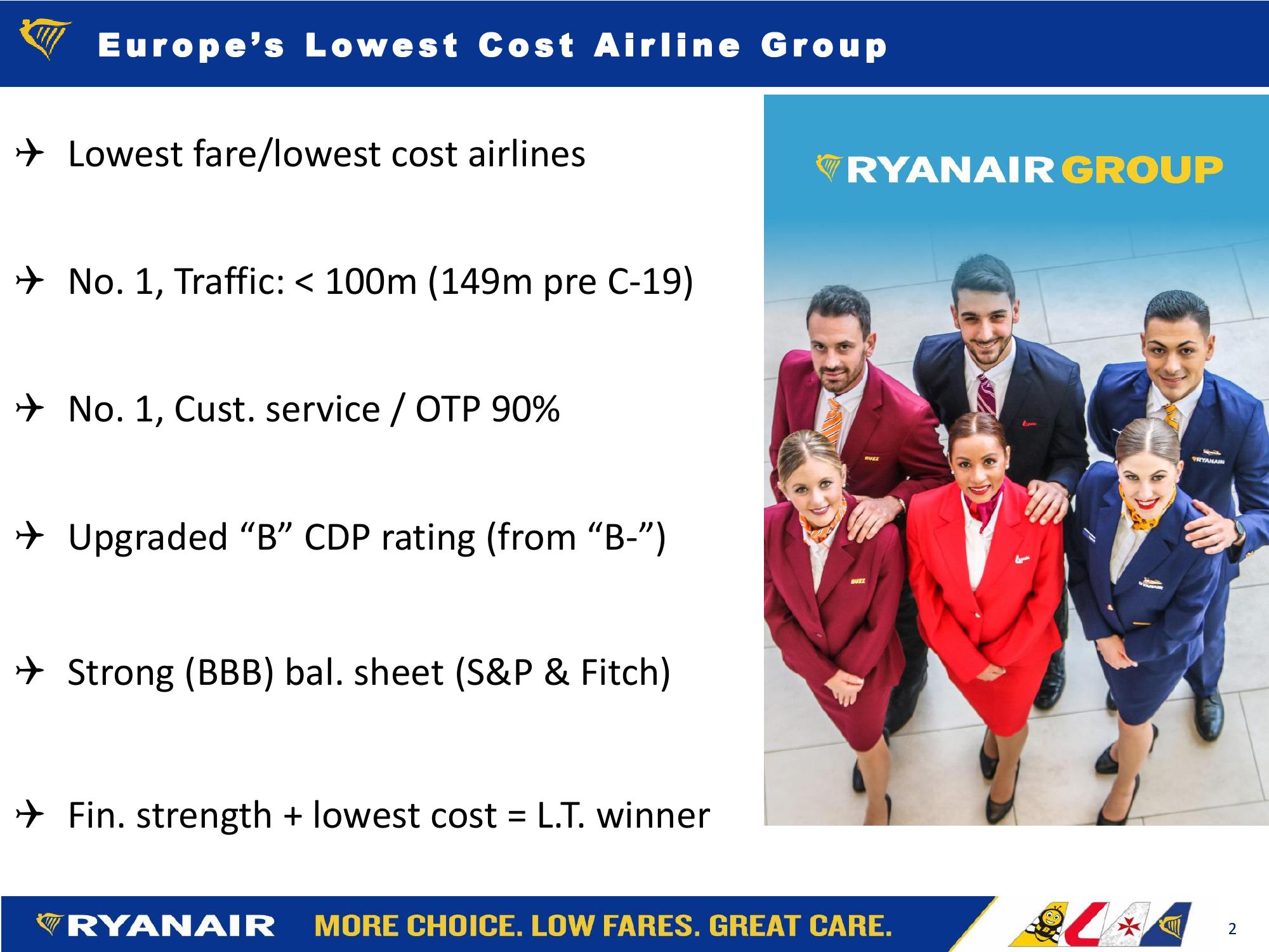 Ryanair  Company Presentation slide image #2