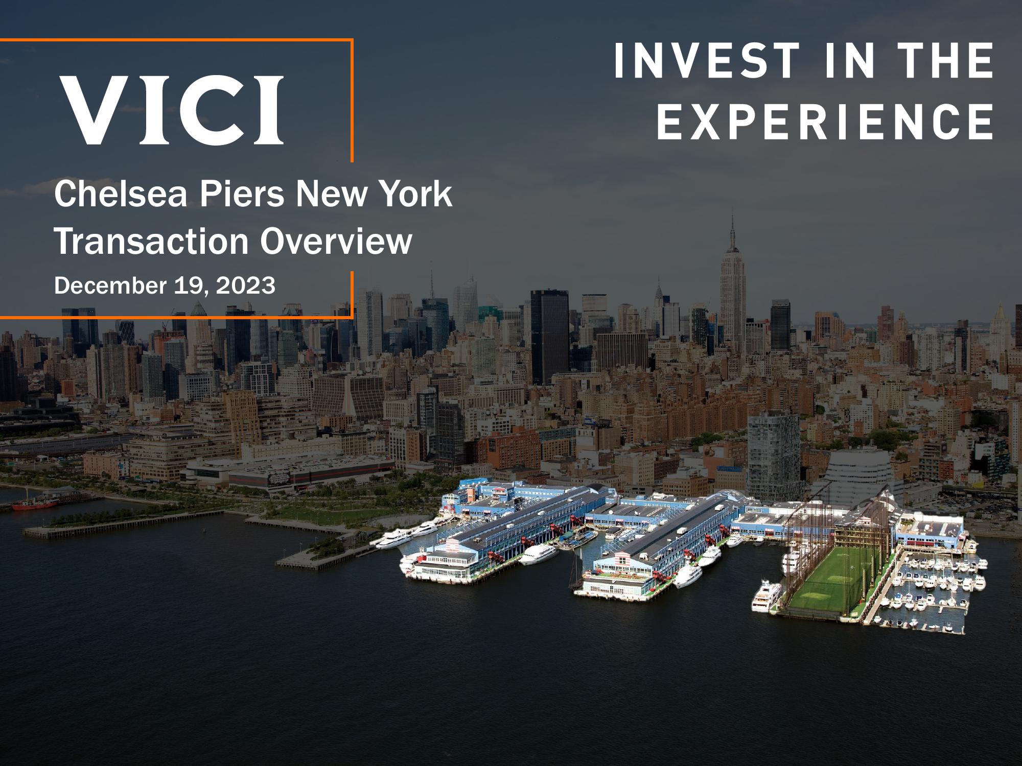 Chelsea Piers New York Transaction Overview image