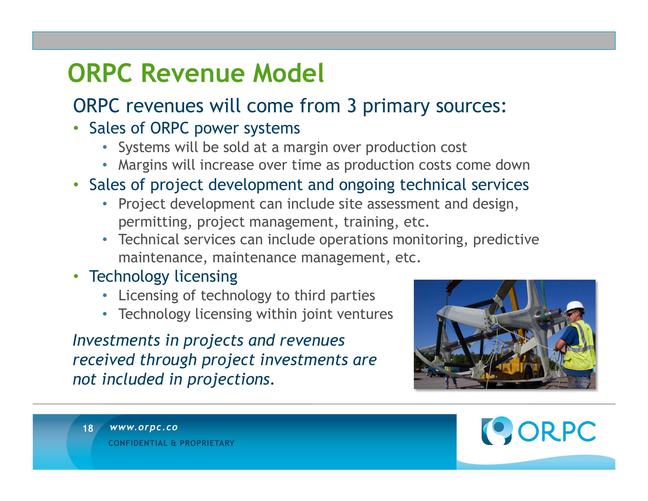 ORPC Investment Opportunity Summary slide image #18