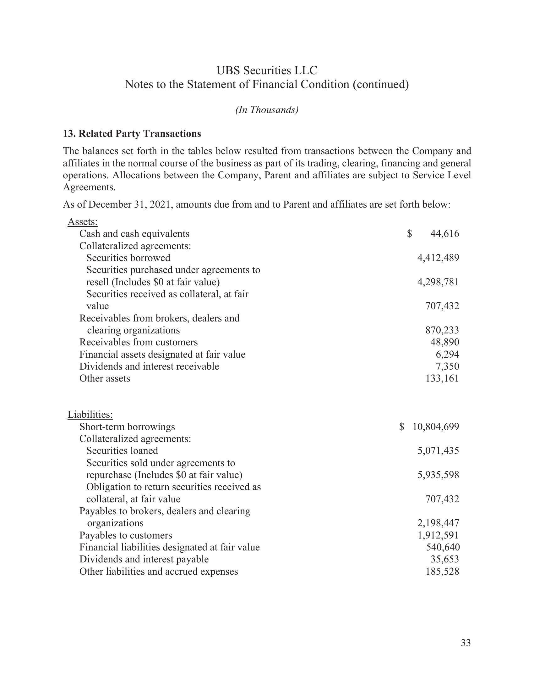 Statement of Financial Condition slide image #37