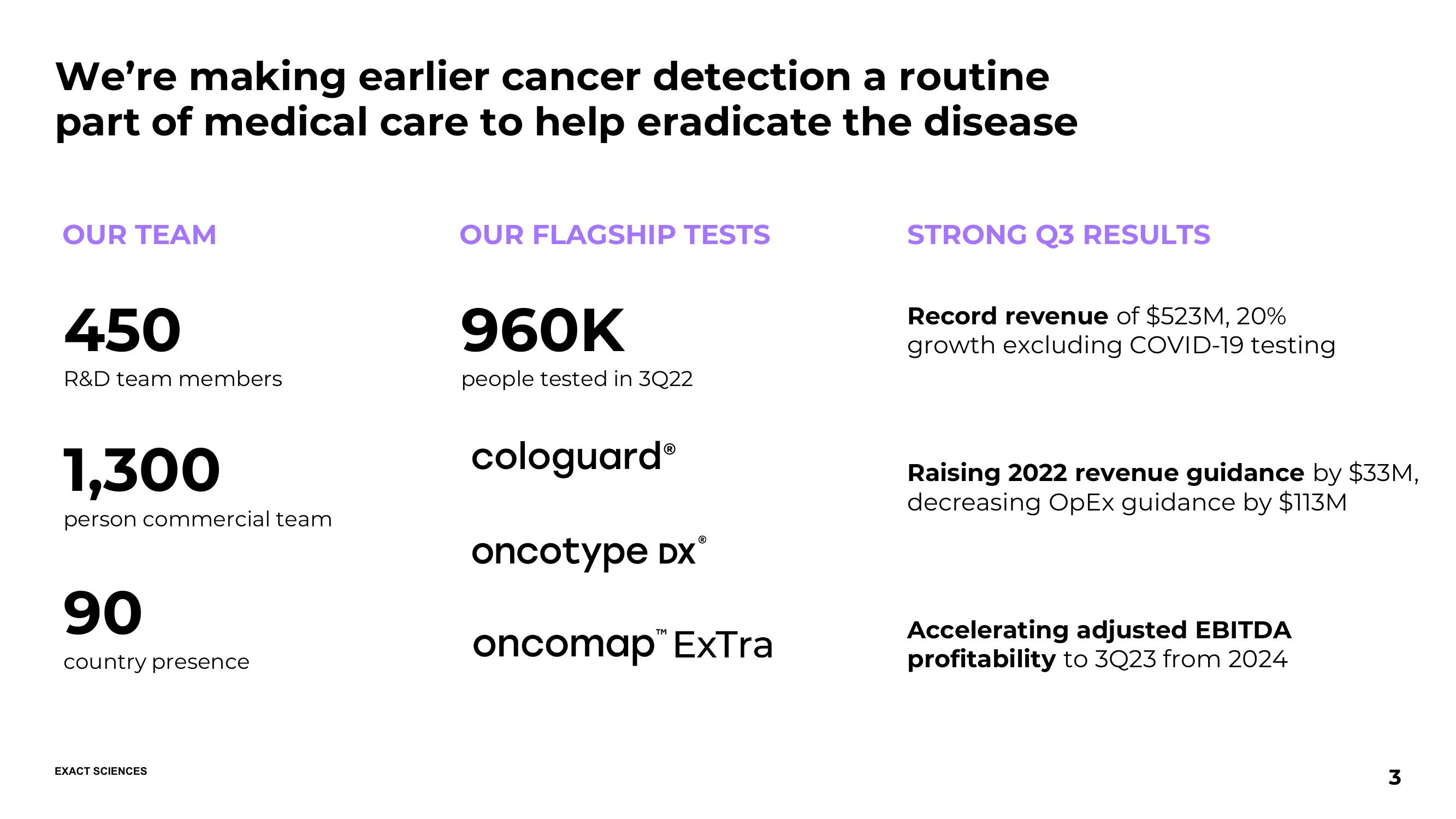 Making earlier cancer detection a routine part of medical care slide image #3