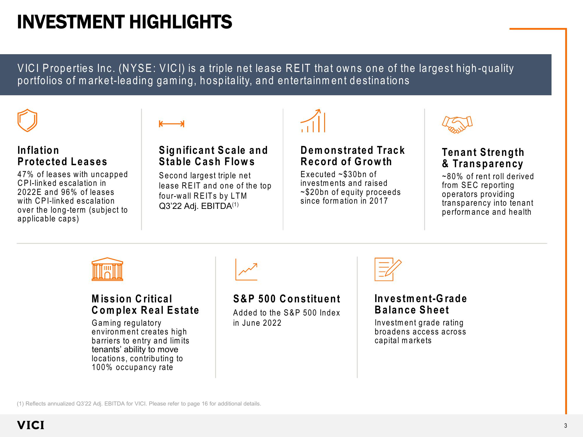 Vici Investor Presentation slide image #3