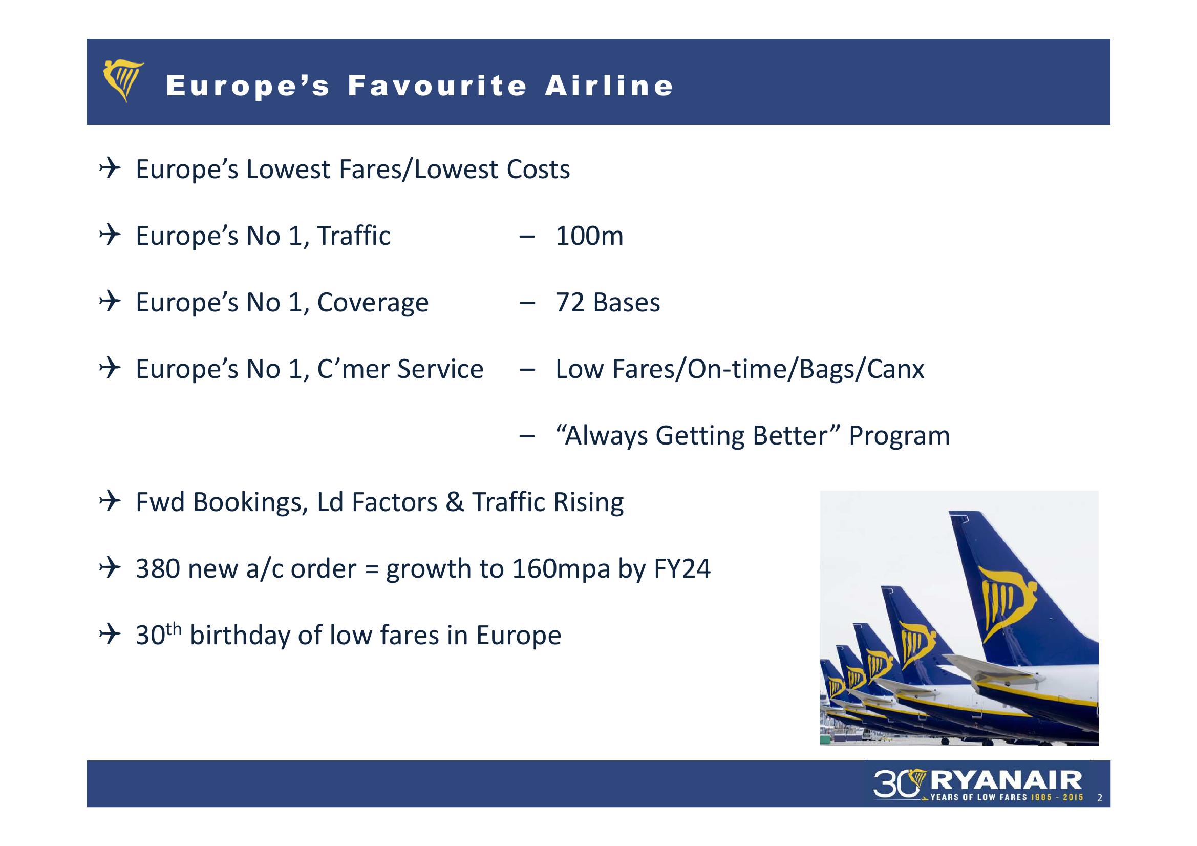 Ryanair Q3 Results Feb 2015 slide image #2